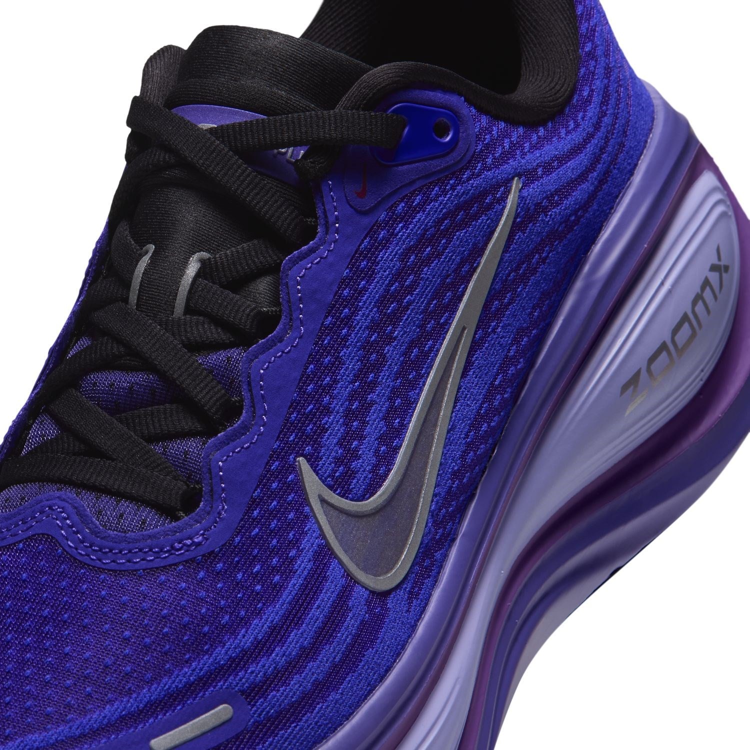 Nike Vomero Plus - Womens Running Shoes - Black/Metallic Silver/Persian Violet - image 10