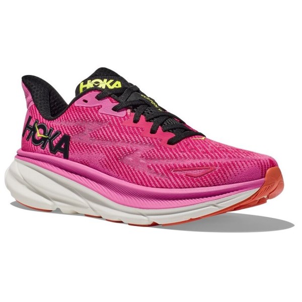 Hoka Clifton 9 - Womens Running Shoes - Raspberry/Strawberry