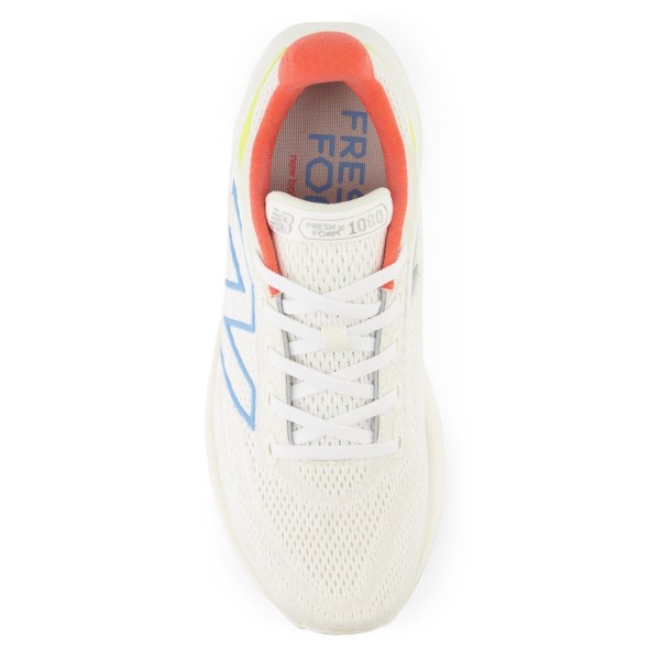 New Balance Fresh Foam X 1080v13 - Womens Running Shoes - Sea Salt/Coastal Blue/Gulf Red/Lemon Zest