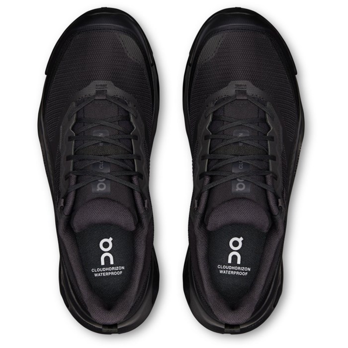On Cloudhorizon 2 WP - Womens Hiking Shoes - Black/Black