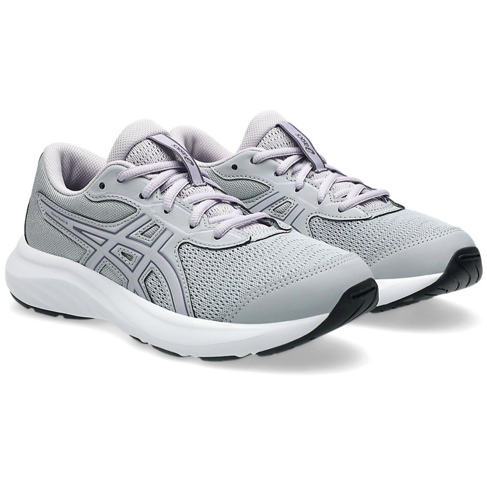 Asics Contend 9 GS - Kids Running Shoes - Piedmont Grey/Dusk Violet
