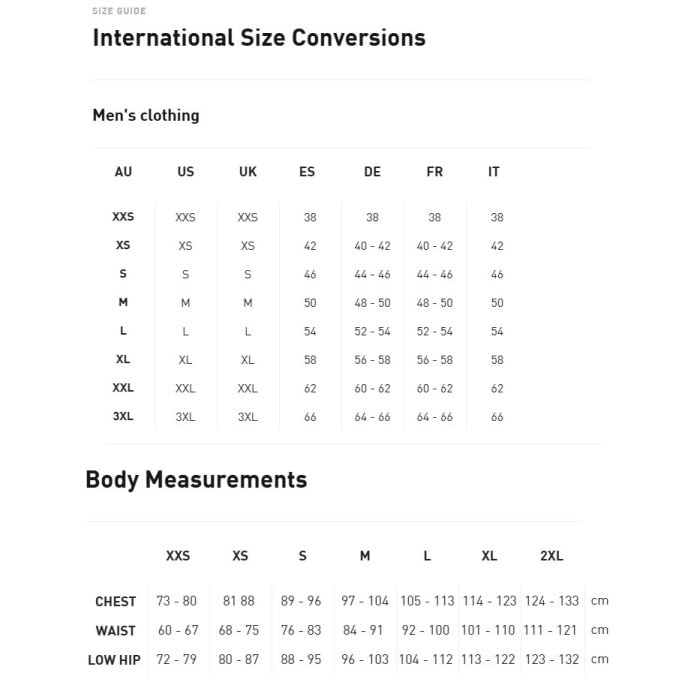 View size chart