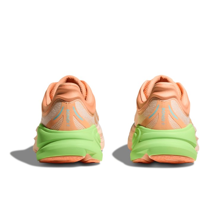 Hoka Bondi 9 - Mens Running Shoes - Frost/Pale Tangerine