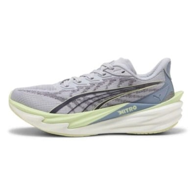 Puma Deviate Nitro 4 - Womens Running Shoes - Vibrant Silver/Apple Spritz