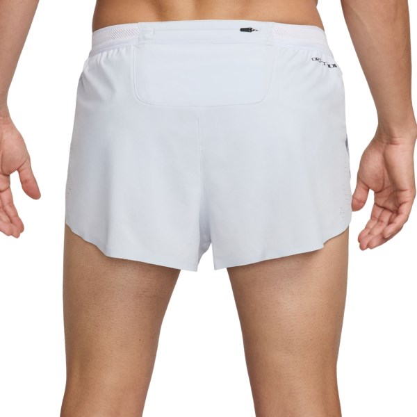 Nike Aeroswift 2 Inch Brief-Lined Mens Running Shorts - Football Grey/Dark Obsidian