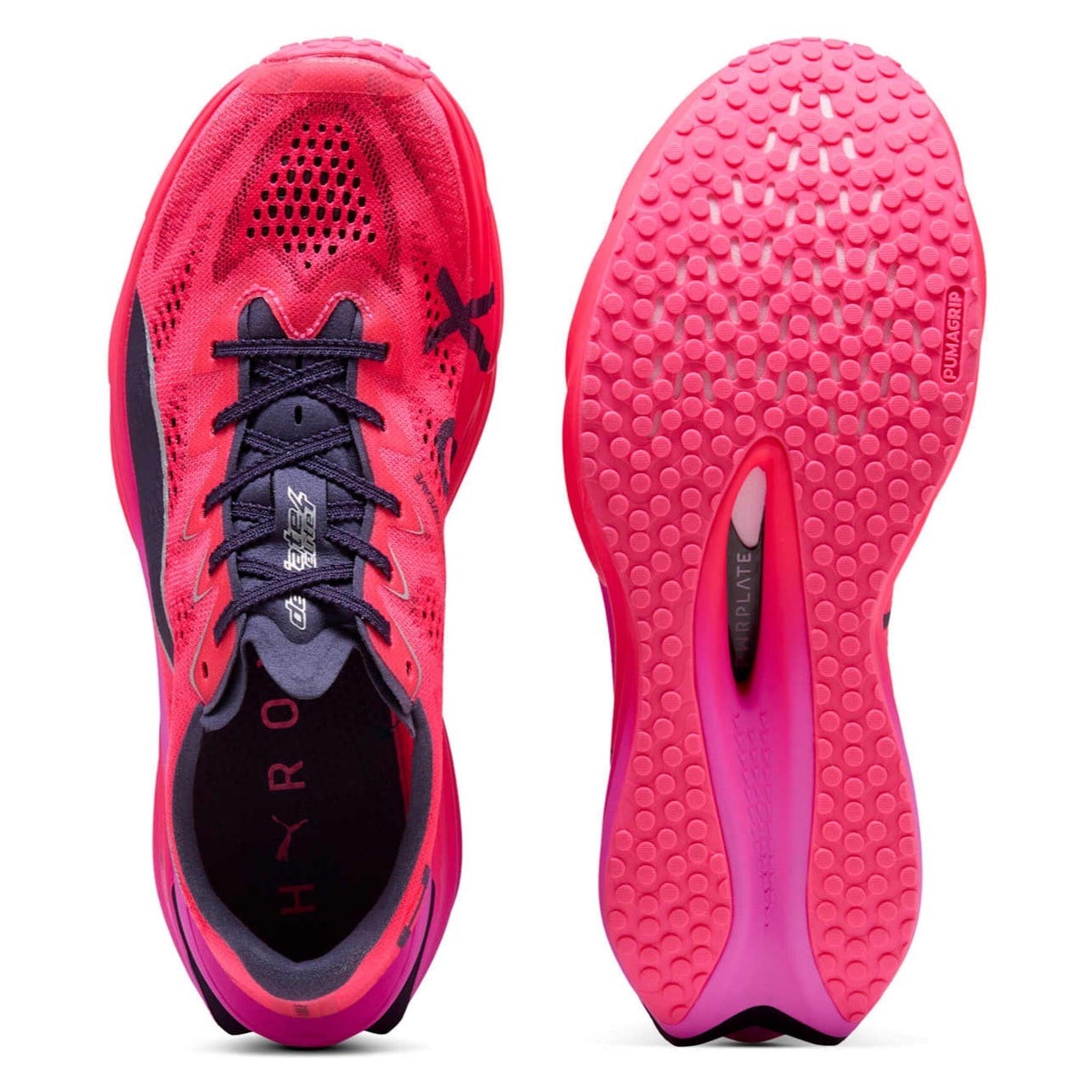 Puma Deviate Nitro Elite 4 Hyrox - Womens Running Shoes - Pure Pink/Electric Orchid/Deep Plum