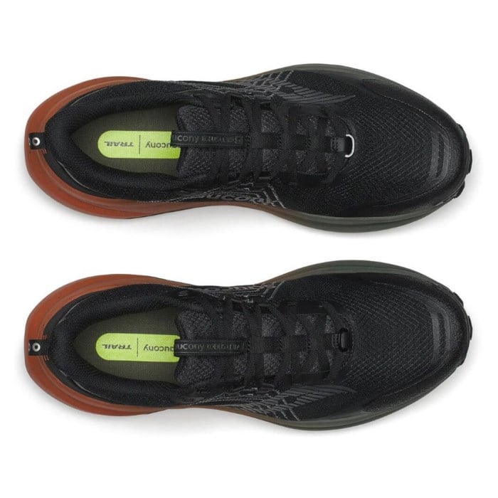 Saucony Xodus Ultra 4 - Mens Trail Running Shoes - Black/Rust - image 4