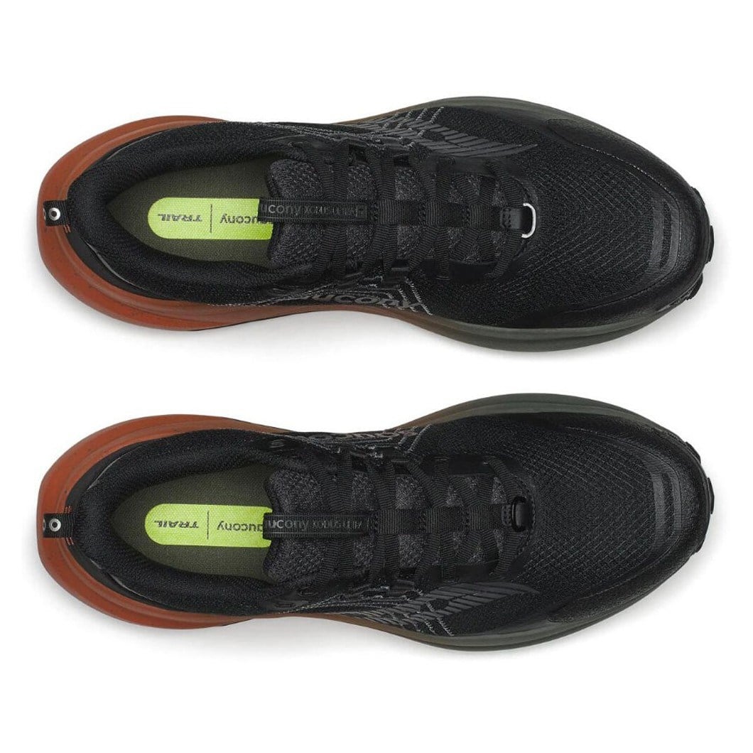 Saucony Xodus Ultra 4 - Mens Trail Running Shoes - Black/Rust - image 4