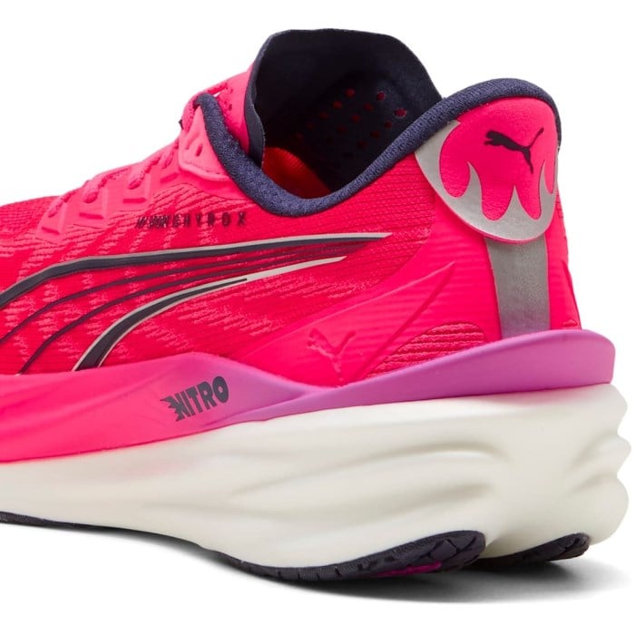Puma Deviate Nitro 4 Hyrox - Mens Running Shoes - Puma White/Electric Orchard/Pure Pink
