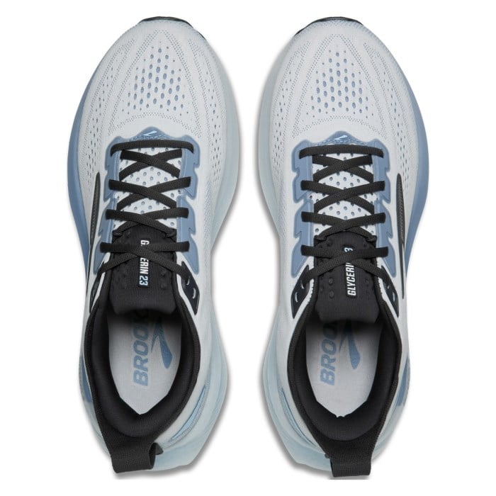 Brooks Glycerin 23 - Mens Running Shoes - White/Rain/Baltic Sea - image 3