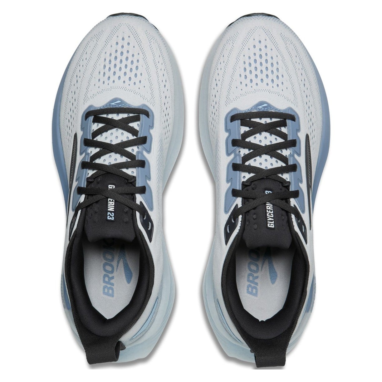Brooks Glycerin 23 - Mens Running Shoes - White/Rain/Baltic Sea - image 3