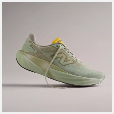 New Balance FuelCell Rebel v5 Ginkyo - Womens Running Shoes - Garter Snake/Mosaic Green/Ginger Lemon