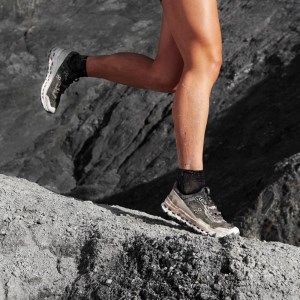 On Cloudultra - Womens Trail Running Shoes - Black/White