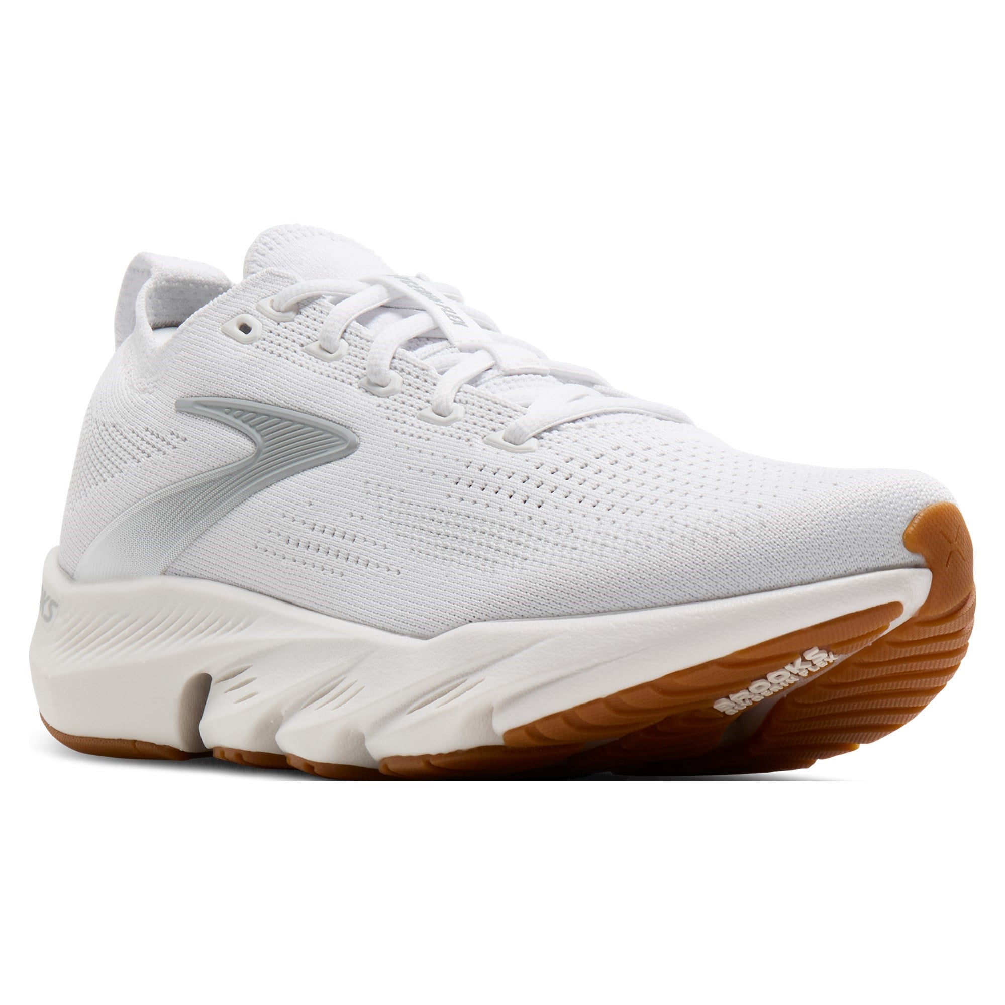 Brooks Glycerin Flex - Womens Running Shoes - White/Black/Gum - image 2