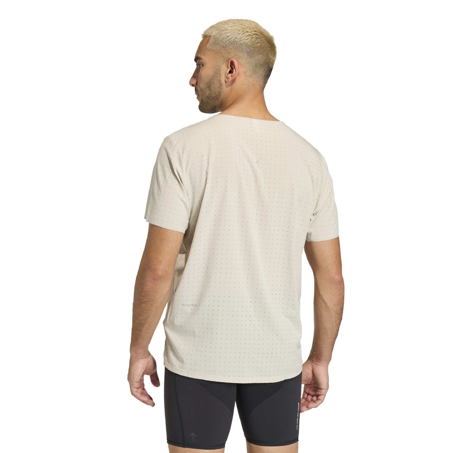 adidas ADI365 H.Koumori Mens Running T-Shirt - Putty Grey