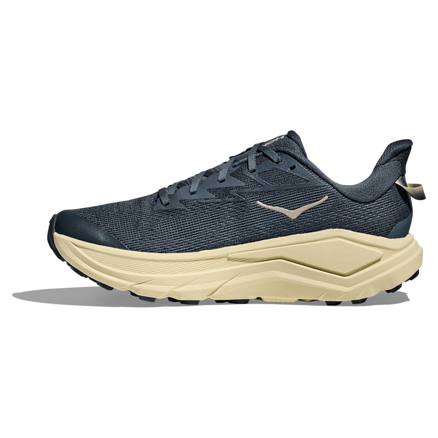 Hoka Challenger 8 - Mens Trail Running Shoes - Faded Navy/Pampas Grass