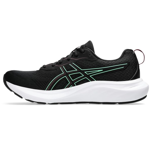 Asics Contend 9 - Mens Running Shoes - Black/New Leaf