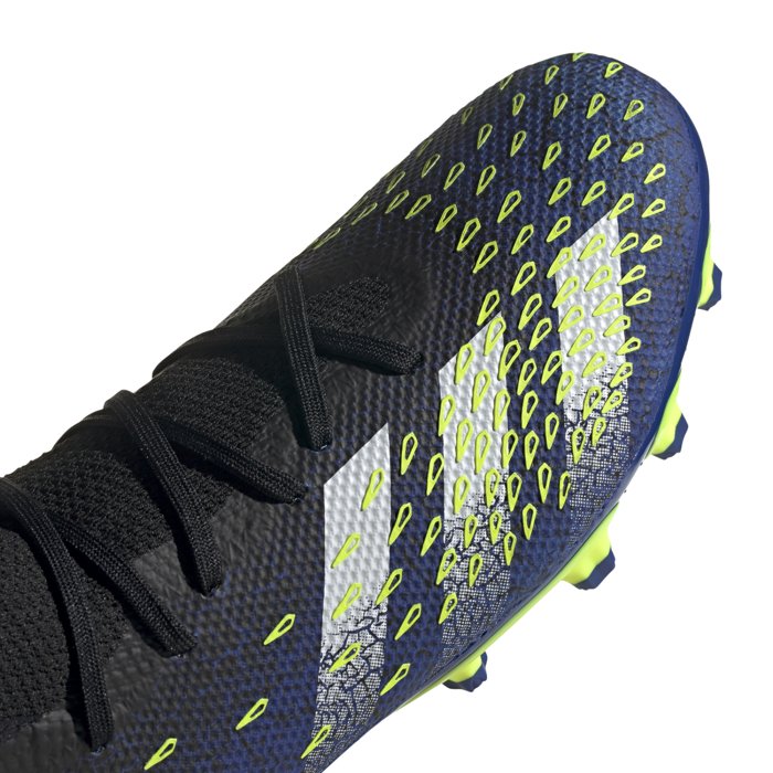 Adidas Predator Freak .3 FG - Mens Football Boots - Core Black/White/Solar Yellow