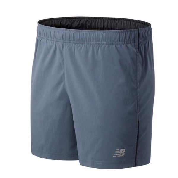 New Balance Core Run 5 Inch Mens Running Shorts - Thunder