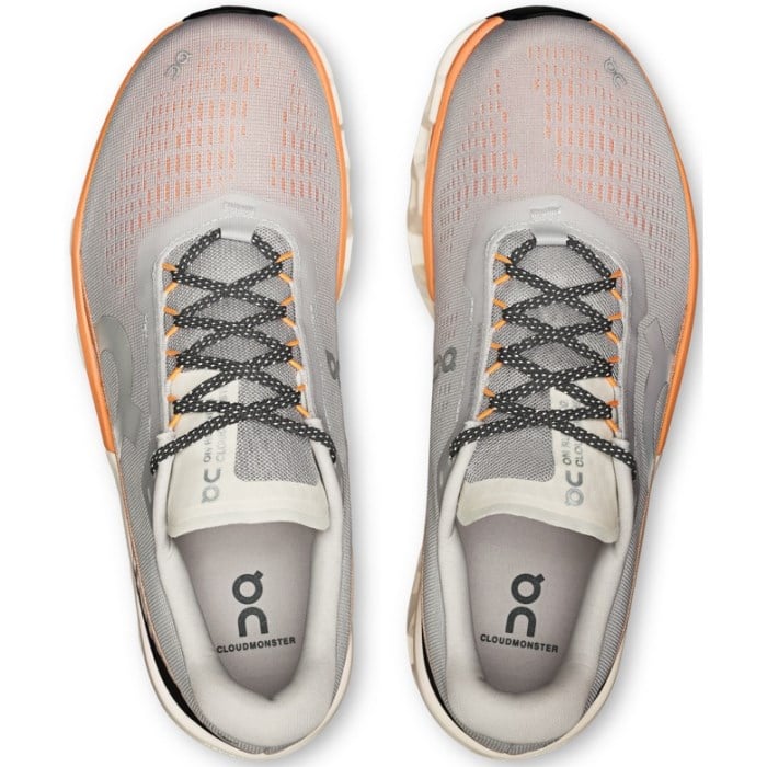 On Cloudmonster 2 - Mens Running Shoes - Glacier/Tangerine