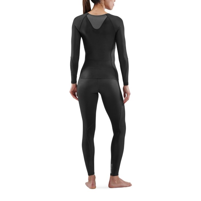 Skins Series-3 Womens Compression Long Sleeve Top - Black - image 2