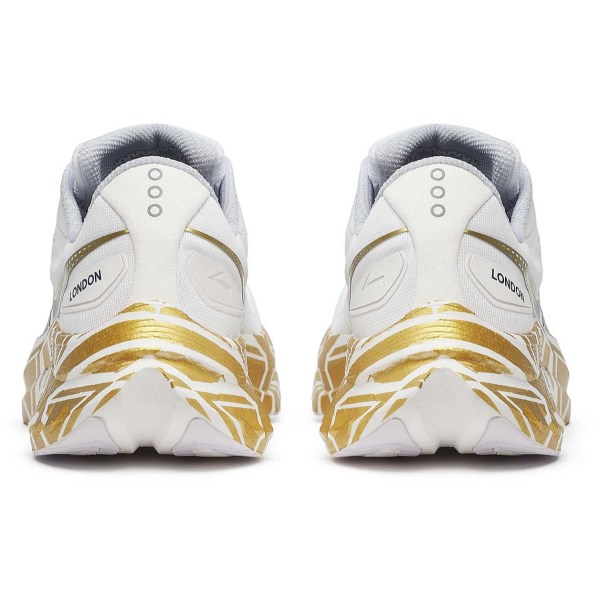 Saucony Endorphin Speed 4 London - Womens Running Shoes - White/Gold