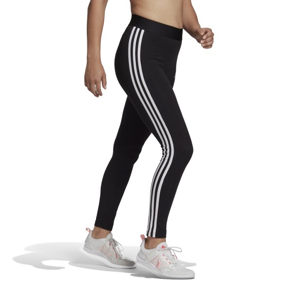 adidas Essentials 3-Stripes Womens Leggings - Black/White