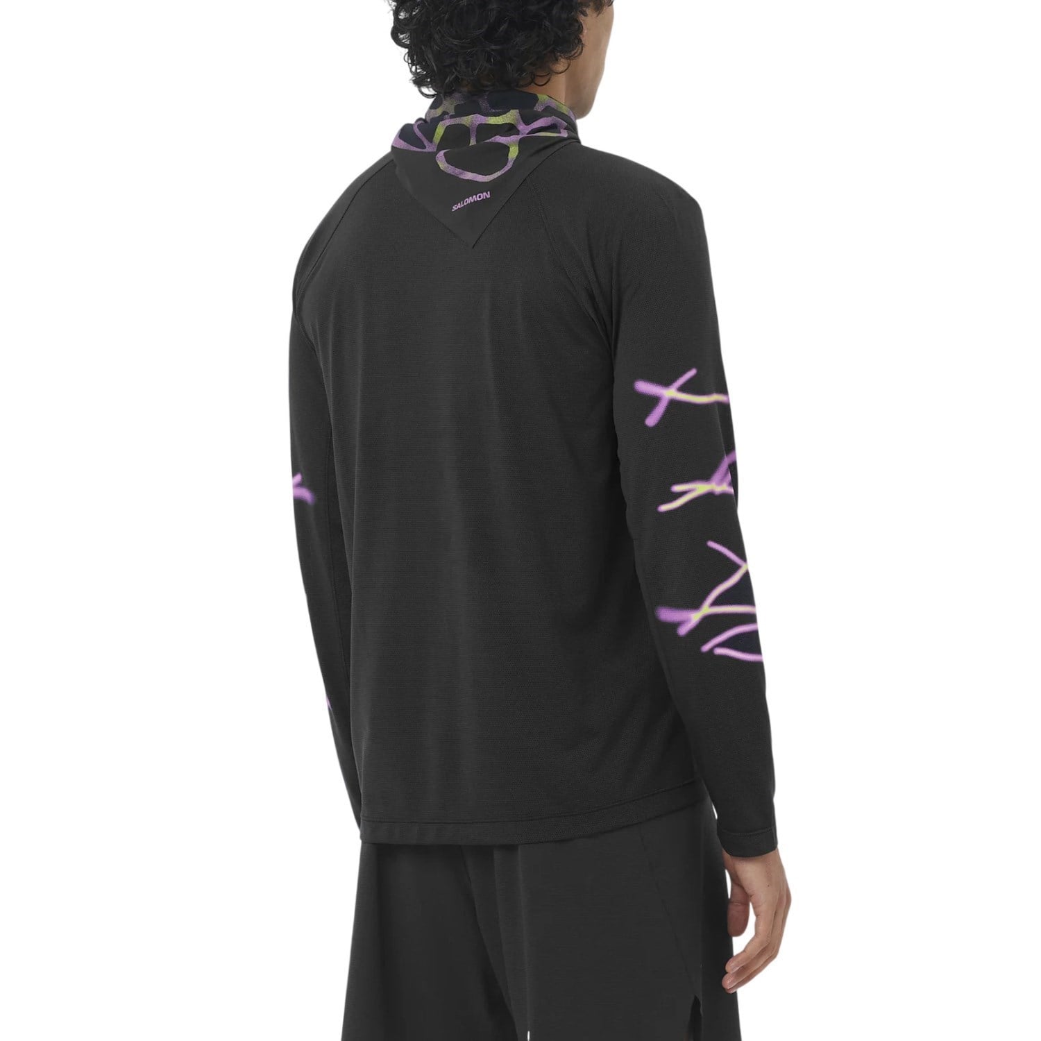 Salomon Shakeout Core Long Sleeve Mens T-shirt - Deep Black - image 2