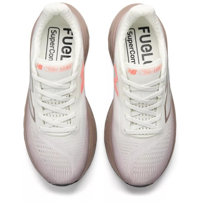 New Balance Fresh Foam X 1080v14 - Womens Running Shoes - Earth Shadow/Reflection/Urgent Red