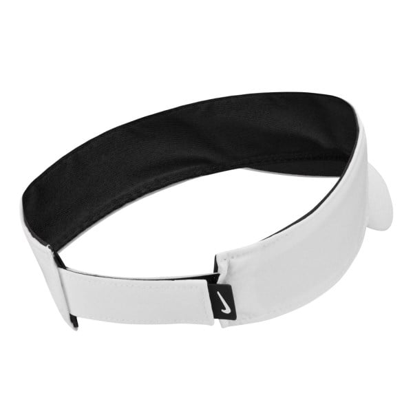 Nike Dri-Fit Ace Swoosh Running Visor - White/Anthracite/Black