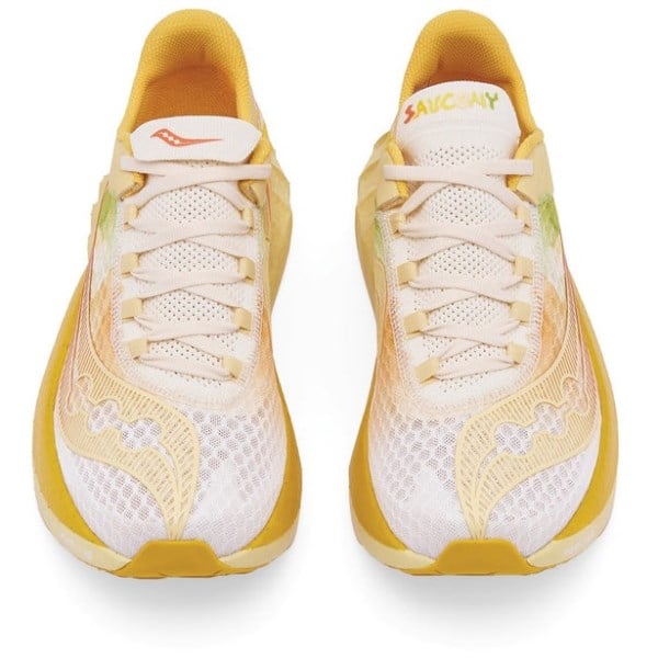 Saucony Endorphin Pro 4 Shanghai - Mens Road Racing Shoes - Straw/Ochre