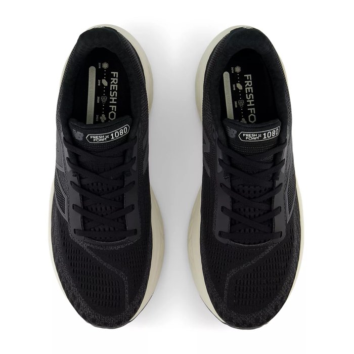 New Balance Fresh Foam X 1080v14 - Mens Running Shoes - Black/Magnet/Linen