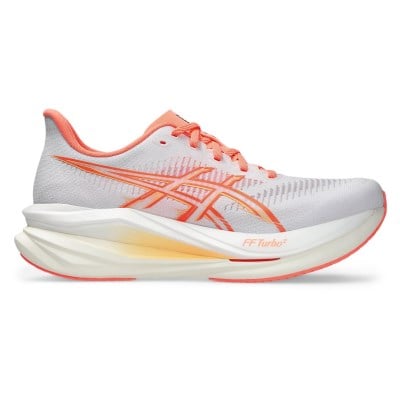 Asics Sonicblast 2 - Womens Running Shoes - White/Sun Coral
