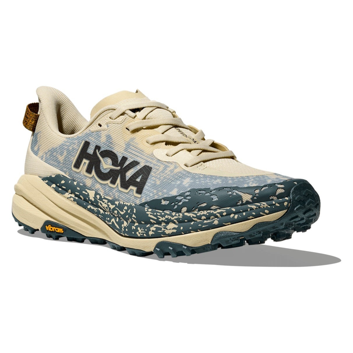 Hoka Speedgoat 6 - Mens Trail Running Shoes - Pampas Green/Faded Navy
