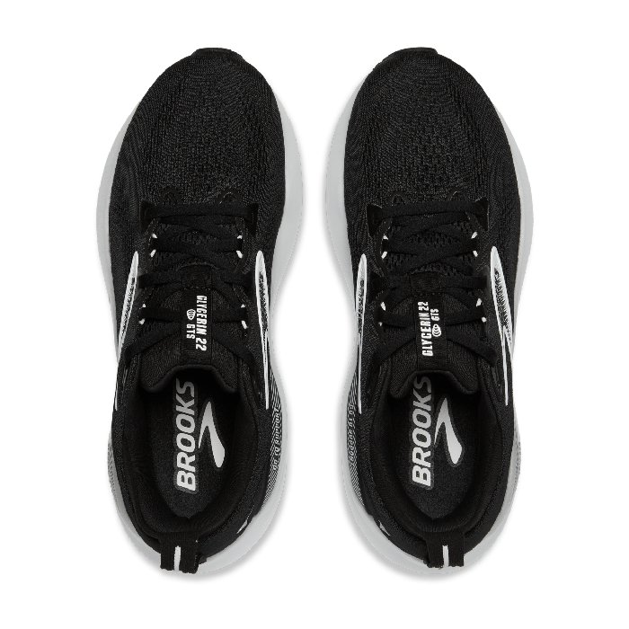 Brooks Glycerin GTS 22 - Mens Running Shoes - Black/White