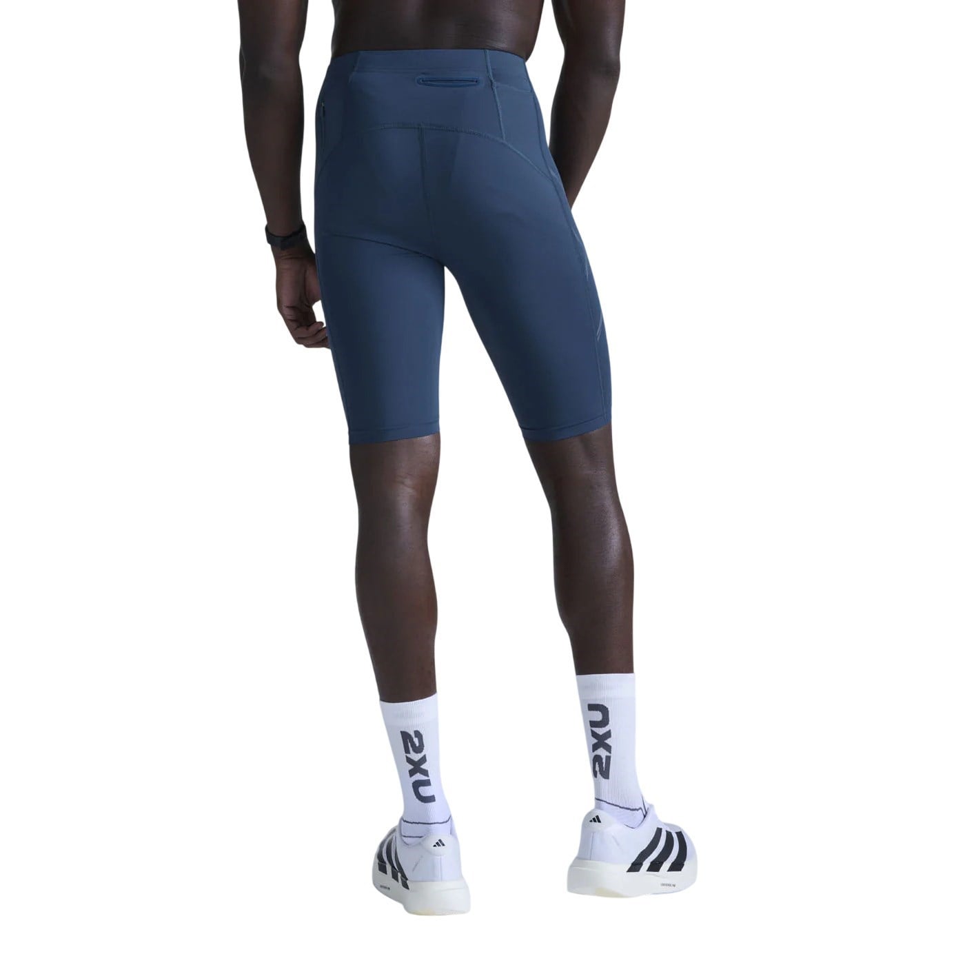2XU Light Speed Mens Compression Shorts With Back Storage - Majol/Majol Reflective - image 2