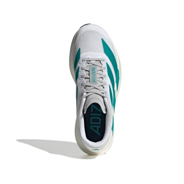 Adidas Adizero Evo SL - Womens Running Shoes - Cloud White/Pure Teal/Grey Two