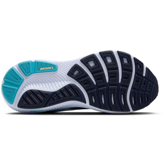 Brooks Ghost 17 - Womens Running Shoes - Navy/Green/Turquoise