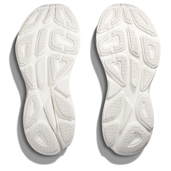 Hoka Bondi 8 - Mens Running Shoes - White/White