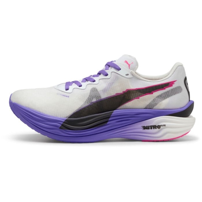 Puma Deviate Nitro Elite 3 DigiTokyo - Mens Running Shoes - White/Dark Amethyst