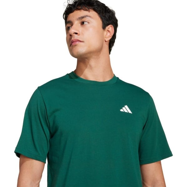 adidas Training Essentials Feelready Mens T-Shirt - Collegiate Green/White
