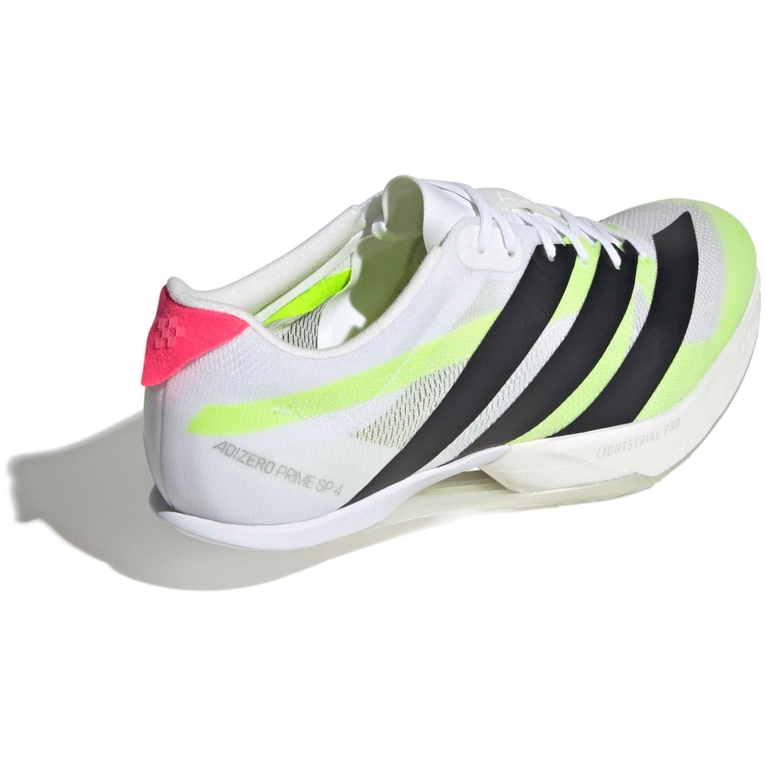 adidas Adizero Prime SP 4 - Unisex Track Sprint Spikes - Cloud White/Cloud Black/Lucid Red