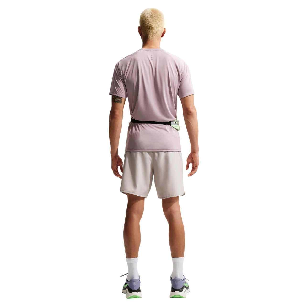 Nike Dri-Fit Challenger 7 Inch Brief-Lined Mens Running Shorts - Moon Reflective/Reflective Silver