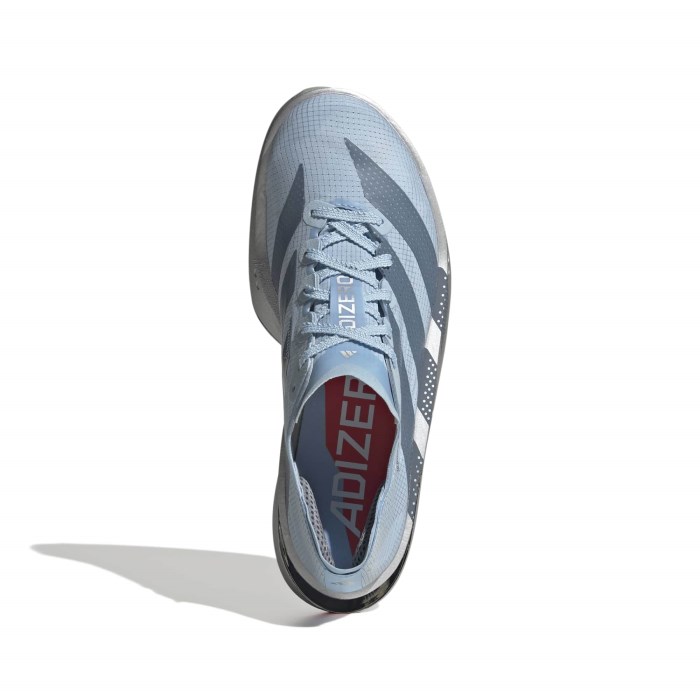 adidas Adizero Adios Pro 5 Chicago - Womens Racing Shoes - Clear Sky/Steel Red/Silver Metallic - image 4