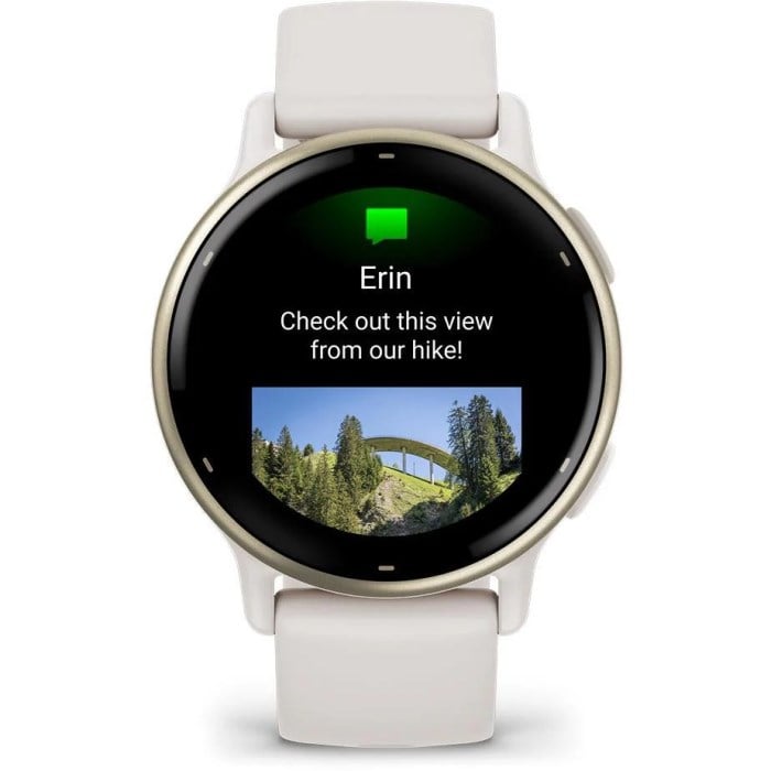 Garmin Vivoactive 5 GPS Smartwatch - Cream Gold/Ivory