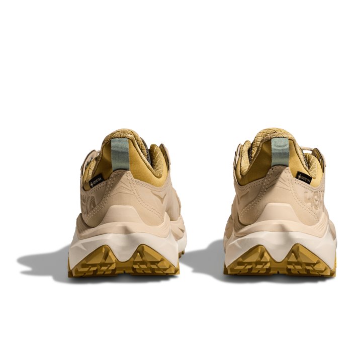 Hoka Kaha 2 Low GTX - Womens Trail Hiking Shoes - Oak/Alabaster