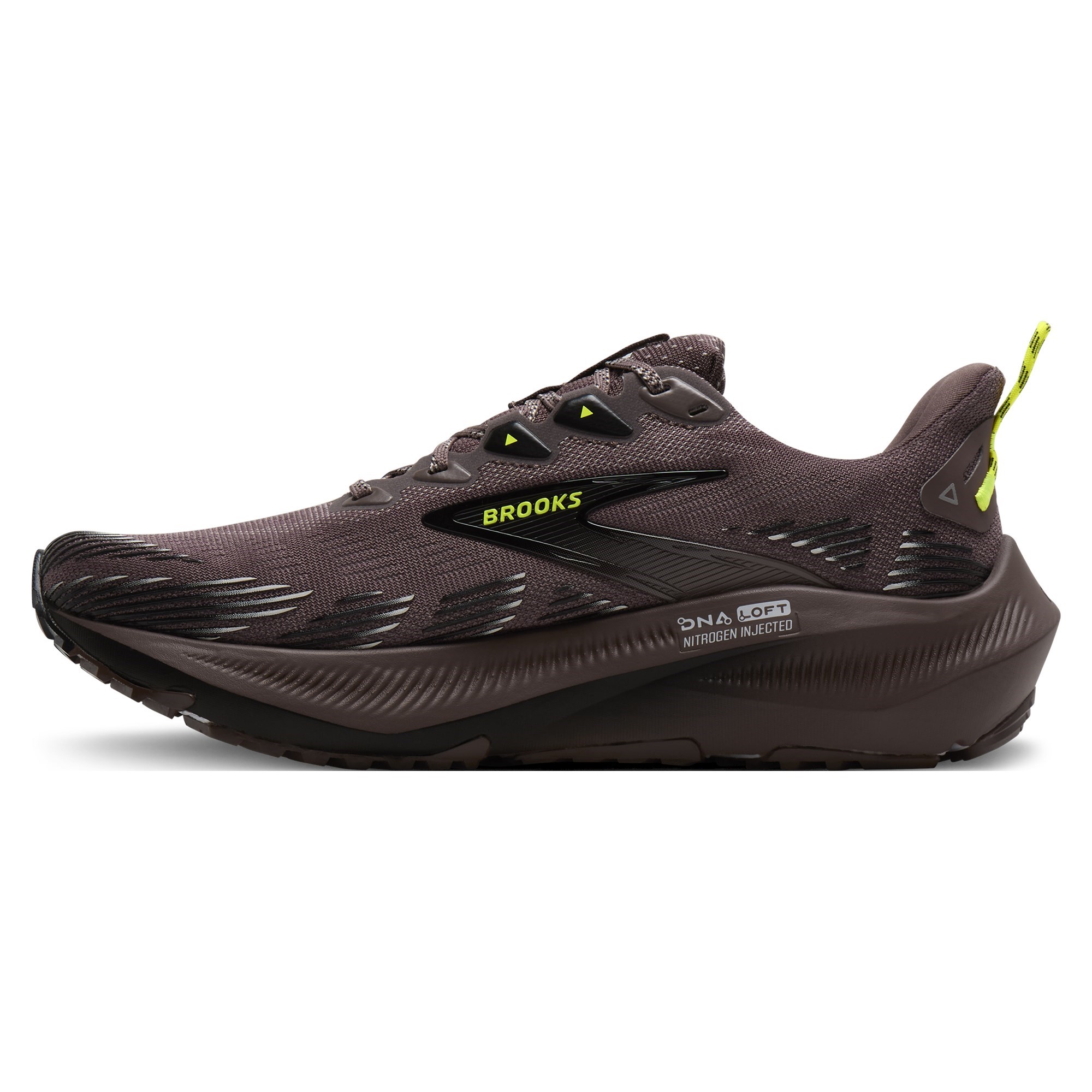 Brooks Ghost Trail - Mens Trail Running Shoes - Brown/Black/Nightlife - image 3