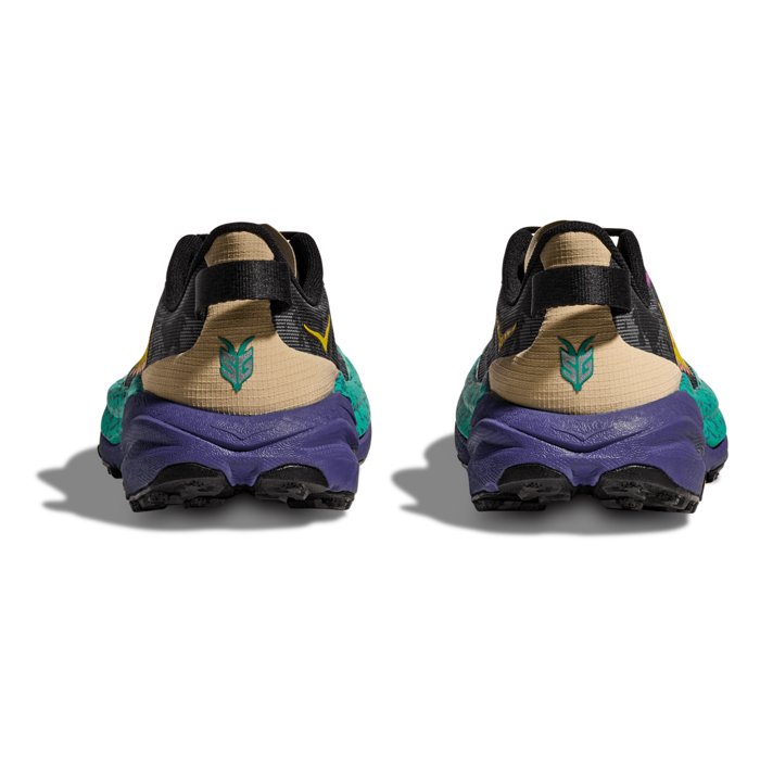 Hoka Speedgoat 6 - Womens Trail Running Shoes - Oatmeal/Mountain Iris