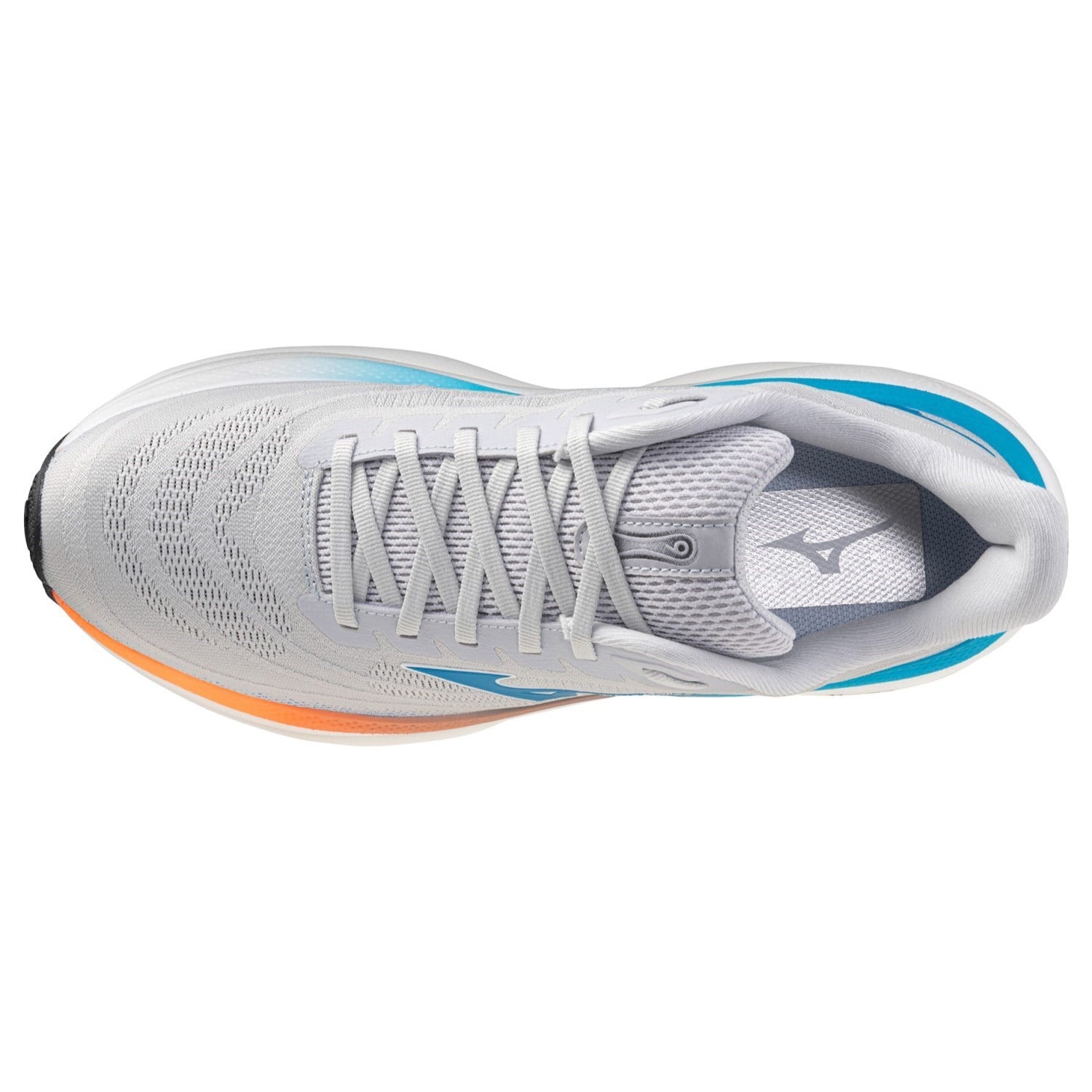 Mizuno Wave Sky 9 - Mens Running Shoes - Cloudscape/Blue Jewel/Lava Orange - image 3