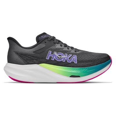 Hoka Rocket X 3 - Unisex Racing Shoes - Black/Neon Nebula